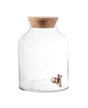 Home Essentials Monaco Diamond 2-Gallon Glass Beverage Dispenser - Macy's