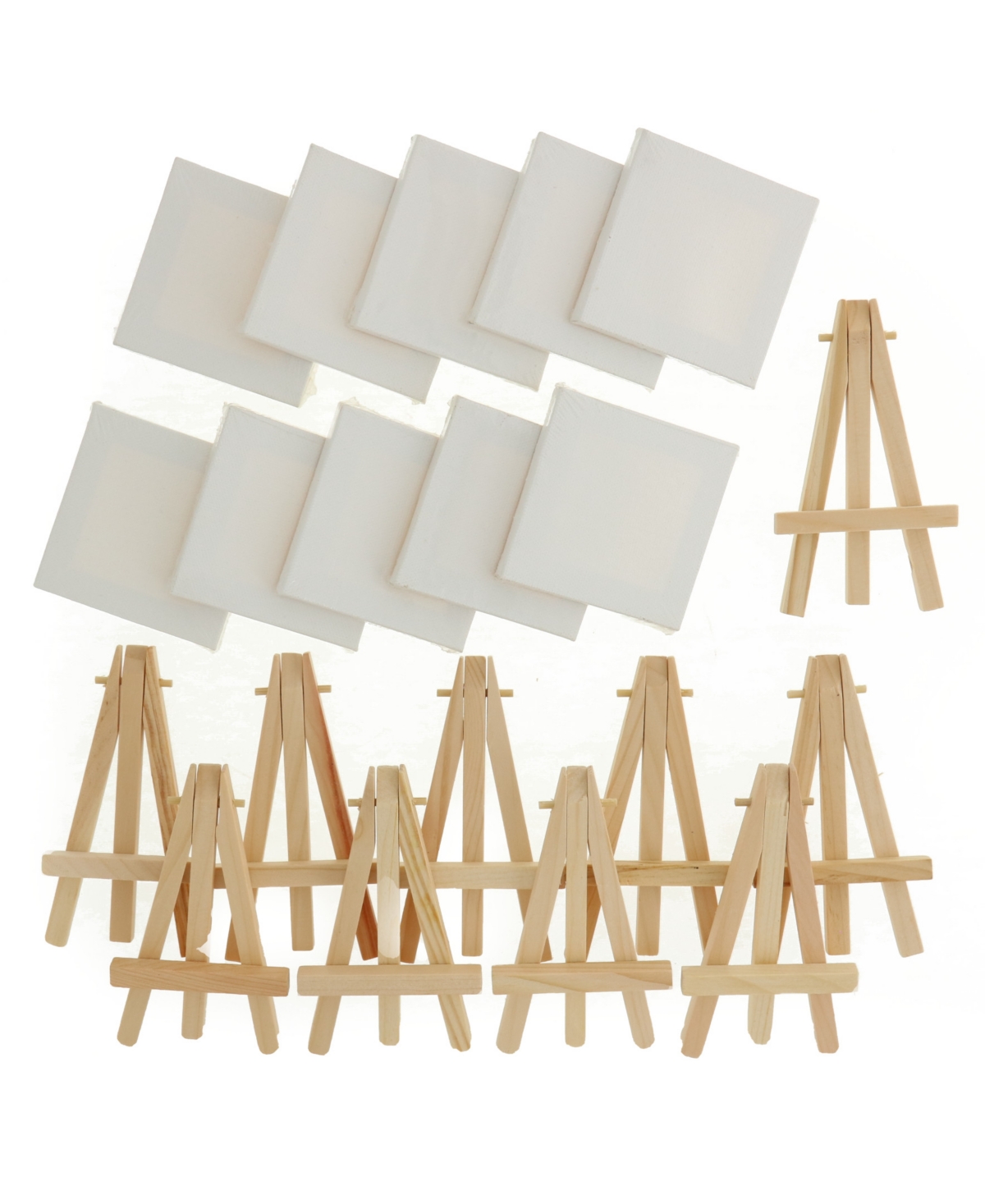 Party Pack Mini Canvas with Easel Set, 20 Piece