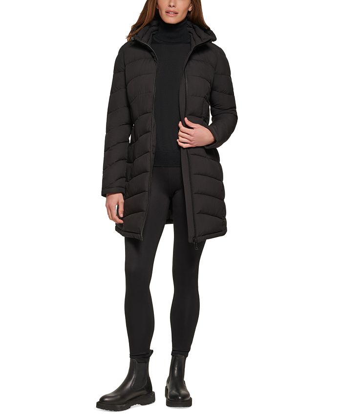Calvin Klein Women's Hooded Packable Puffer Coat, Created for Macy's &  Reviews - Coats & Jackets - Women - Macy's