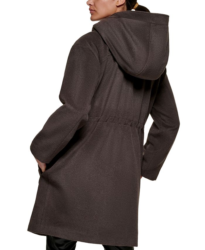 Dkny Womens Hooded Wool Anorak Coat And Reviews Coats And Jackets Women Macys 