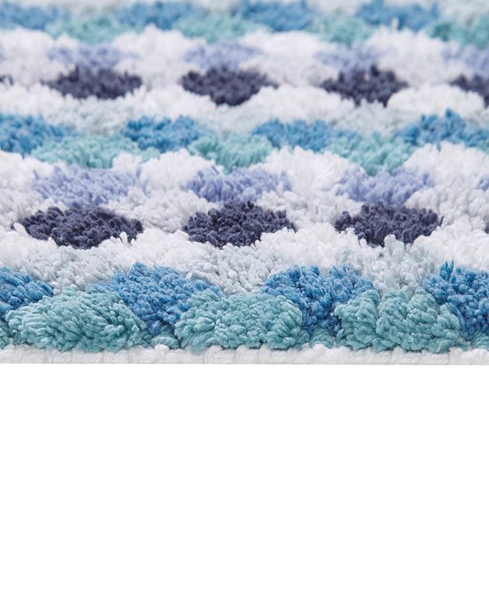 Décor Studio Bubble Stripe Bath Rug, 20" x 30" & Reviews Bath Rugs