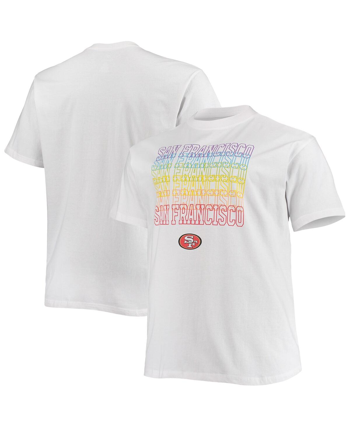 Fanatics Men's  White San Francisco 49ers Big And Tall City Pride T-shirt In White