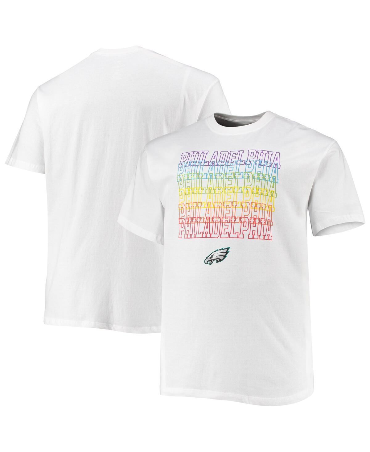 Men's FanaticsPhiladelphia Eagles Big and Tall City Pride T-shirt - White