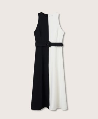 新品　birthday bah TWEED BICOLOR BELT DRESS DKDR08324_25_KA5T28L3_K8W_ALT3
