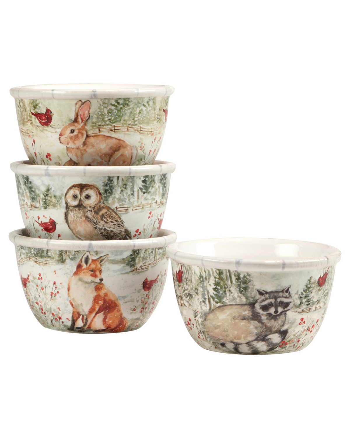 Certified International Winter's Walk 16 Piece Dinnerware Set