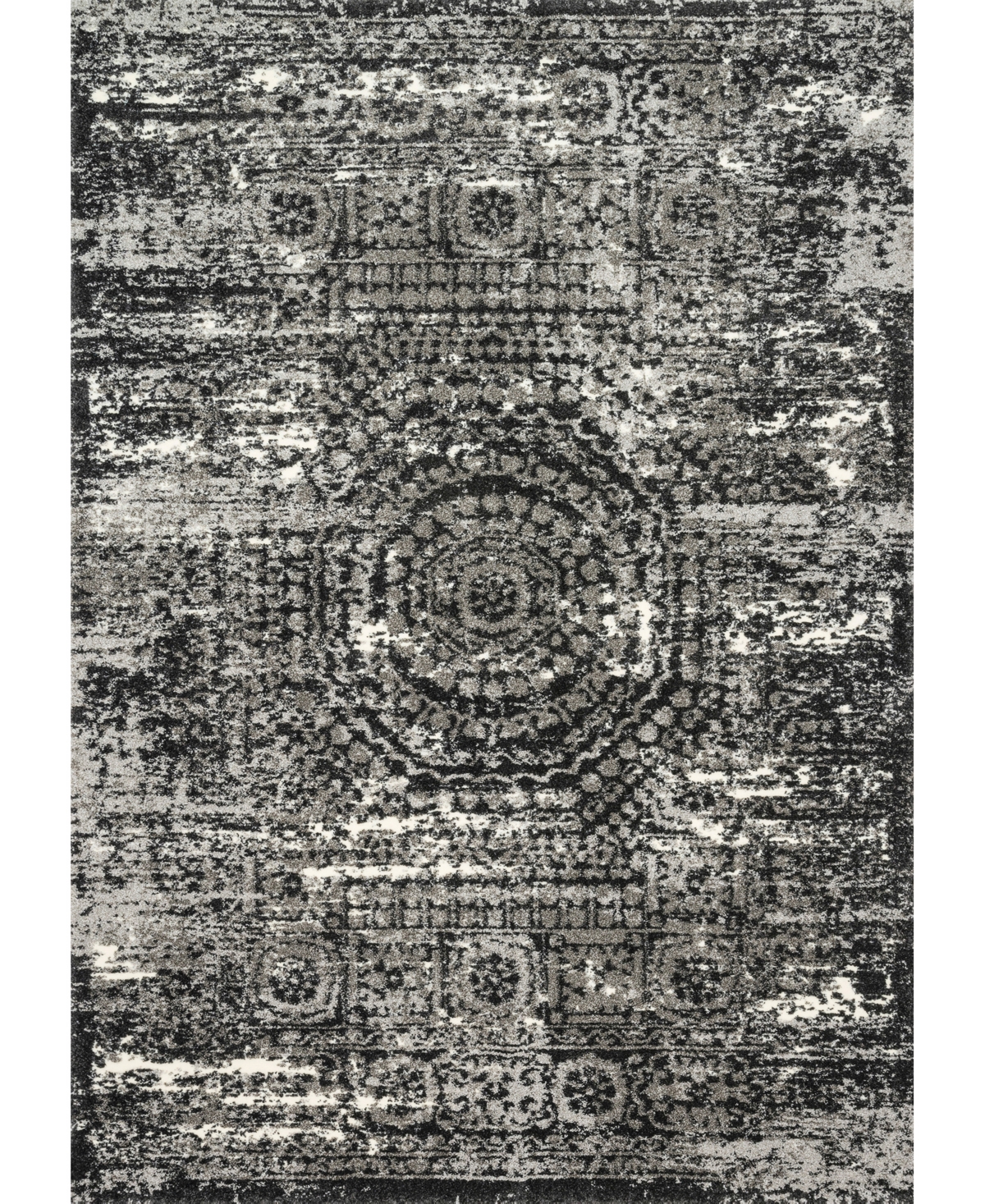 Spring Valley Home Viera Vr-11 7'7" X 10'6" Area Rug In Charcoal