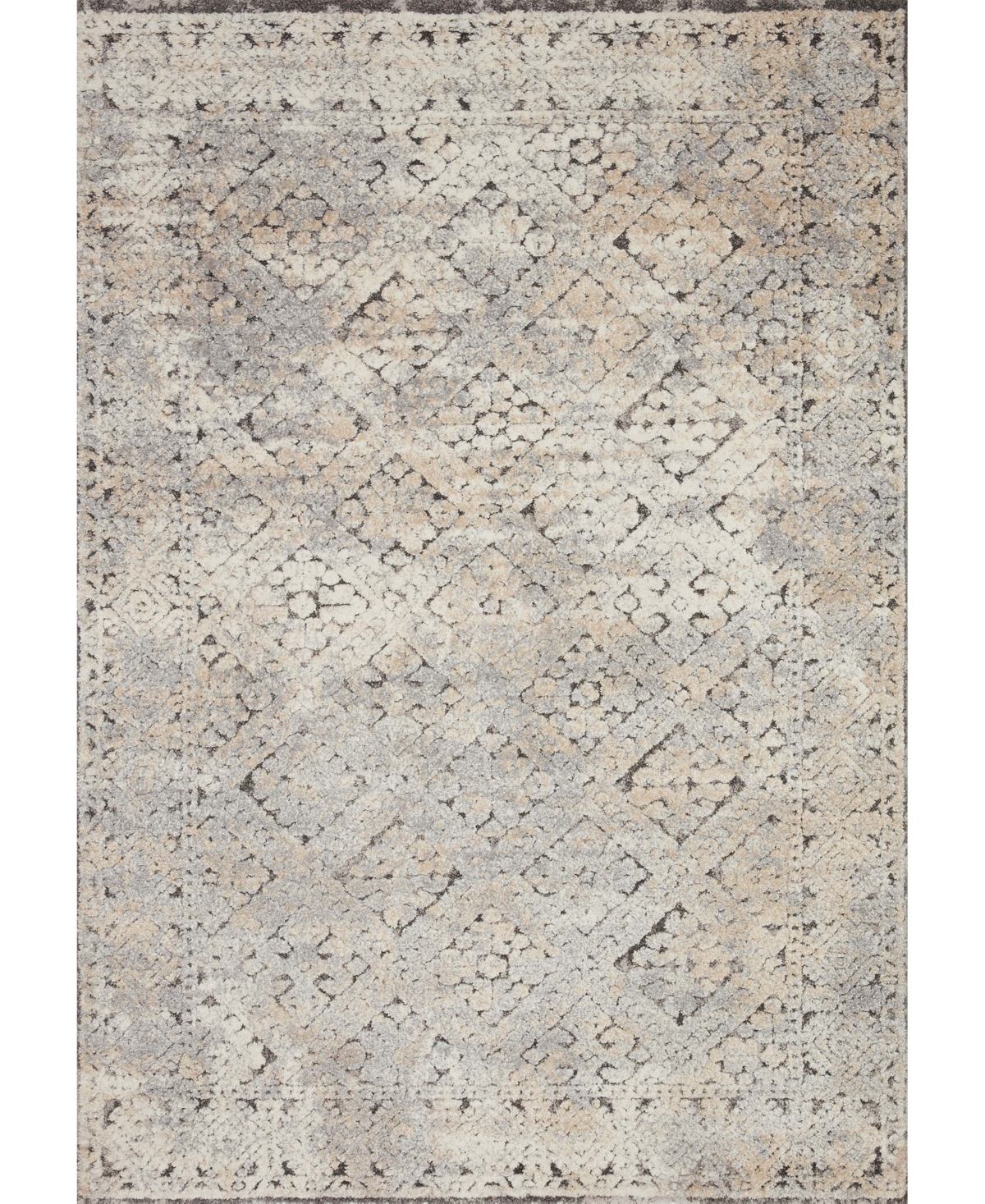 Loloi Theory Thy-05 5'3" X 7'8" Area Rug In Gray Sand