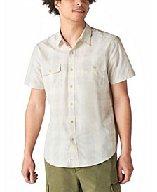 Men's Plaid Work Wear Short Sleeve Shirt