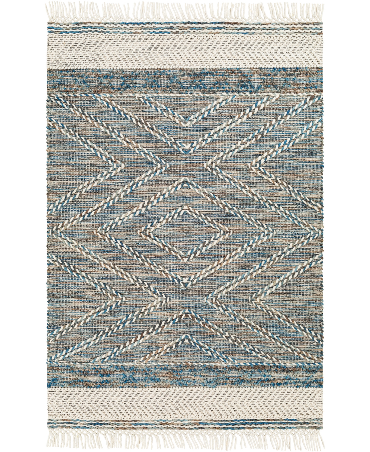 Surya Lucia Lci-2301 5in x 7'6in Area Rug - Blue, Brown