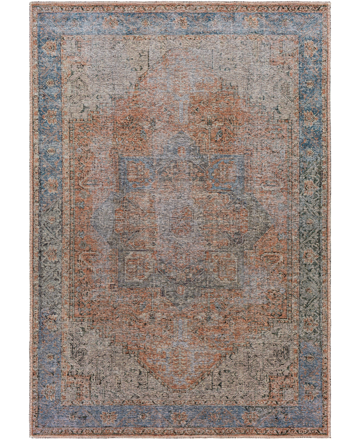 Surya Atlanta Anl-2304 7'10in x 10'2in Area Rug - Orange