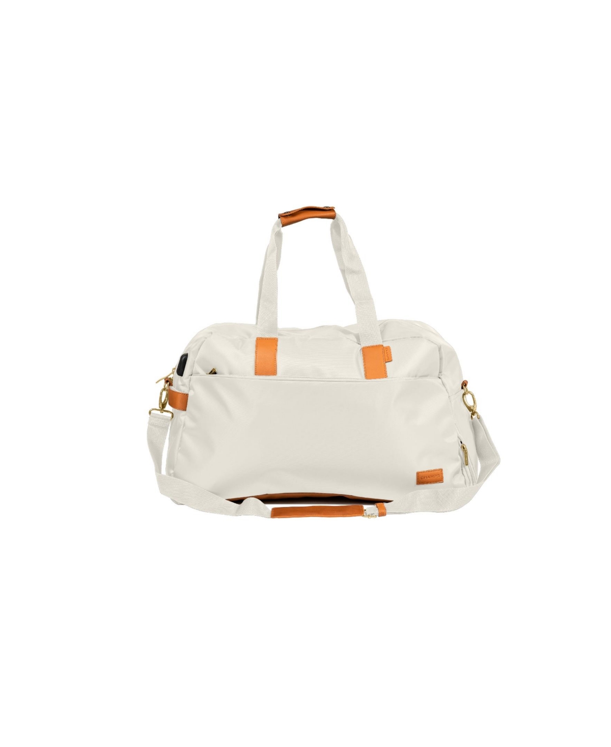 Shop Champs The Weekender Duffle Bag In Ivory