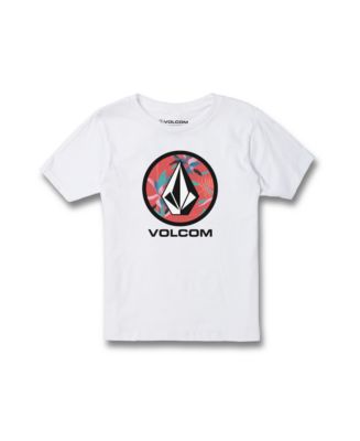 Volcom Crisp T-Shirt Blanc Hommes Basic T-Shirt Avec Circle