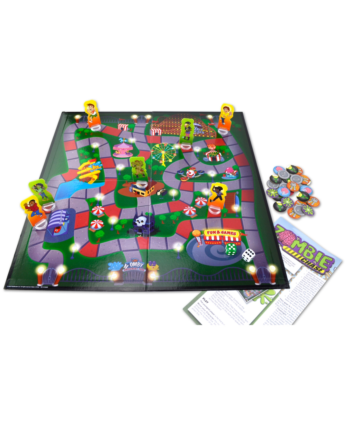Shop Playmonster Zombie Chase Set, 72 Piece In Multi