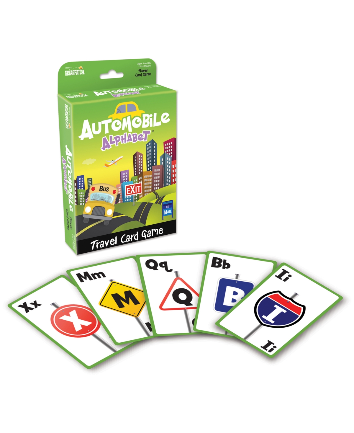 Shop Briarpatch Automobile Alphabet Travel Card Game Set, 53 Piece In Multi