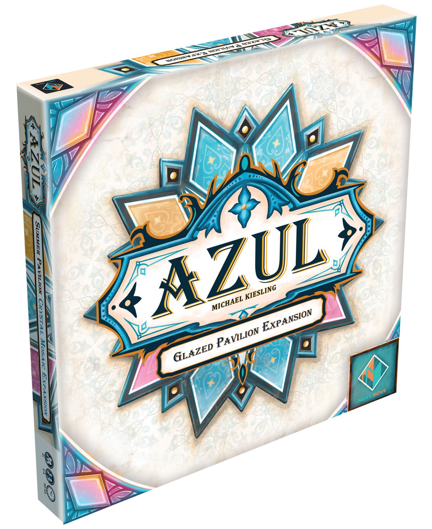 Детские настольные игры Next Move Games Azul Glazed Pavilion Strategy 15-Piece Expansion Board Game, Ages 8+ — фото 1