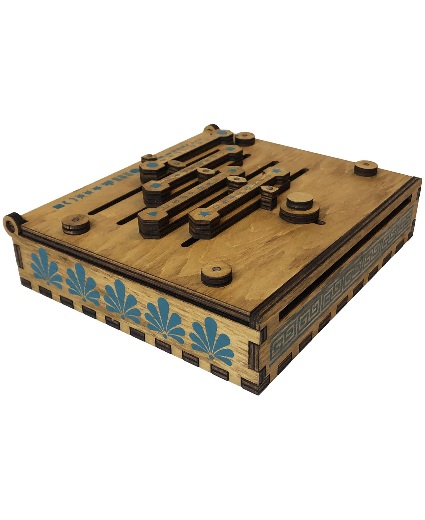 Детский пазл Project Genius Caesar's Codex 3D Wooden Brainteaser Puzzle, Ages 14+ — фото 1