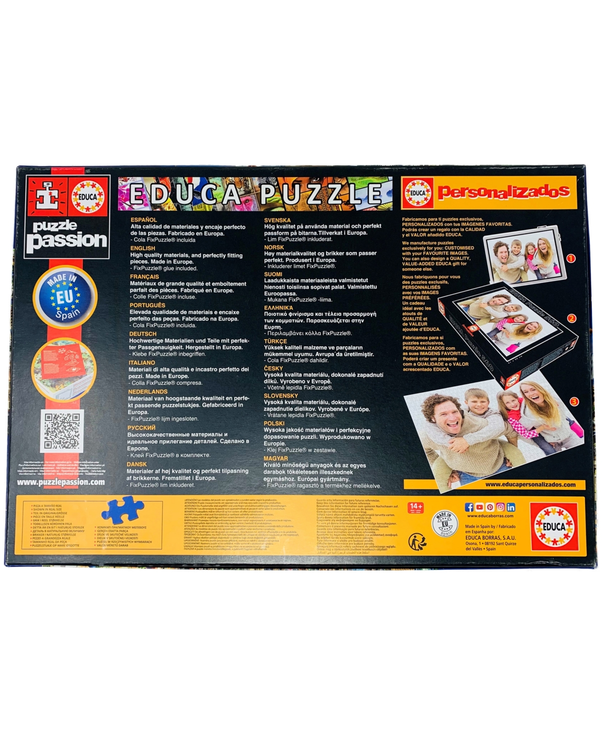 Educa Europe Landmarks Puzzle Set, 2001 Piece In Multi