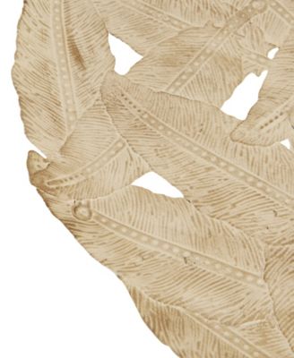 Rossi Feather Painted Round Wall Decor, 3 Piece