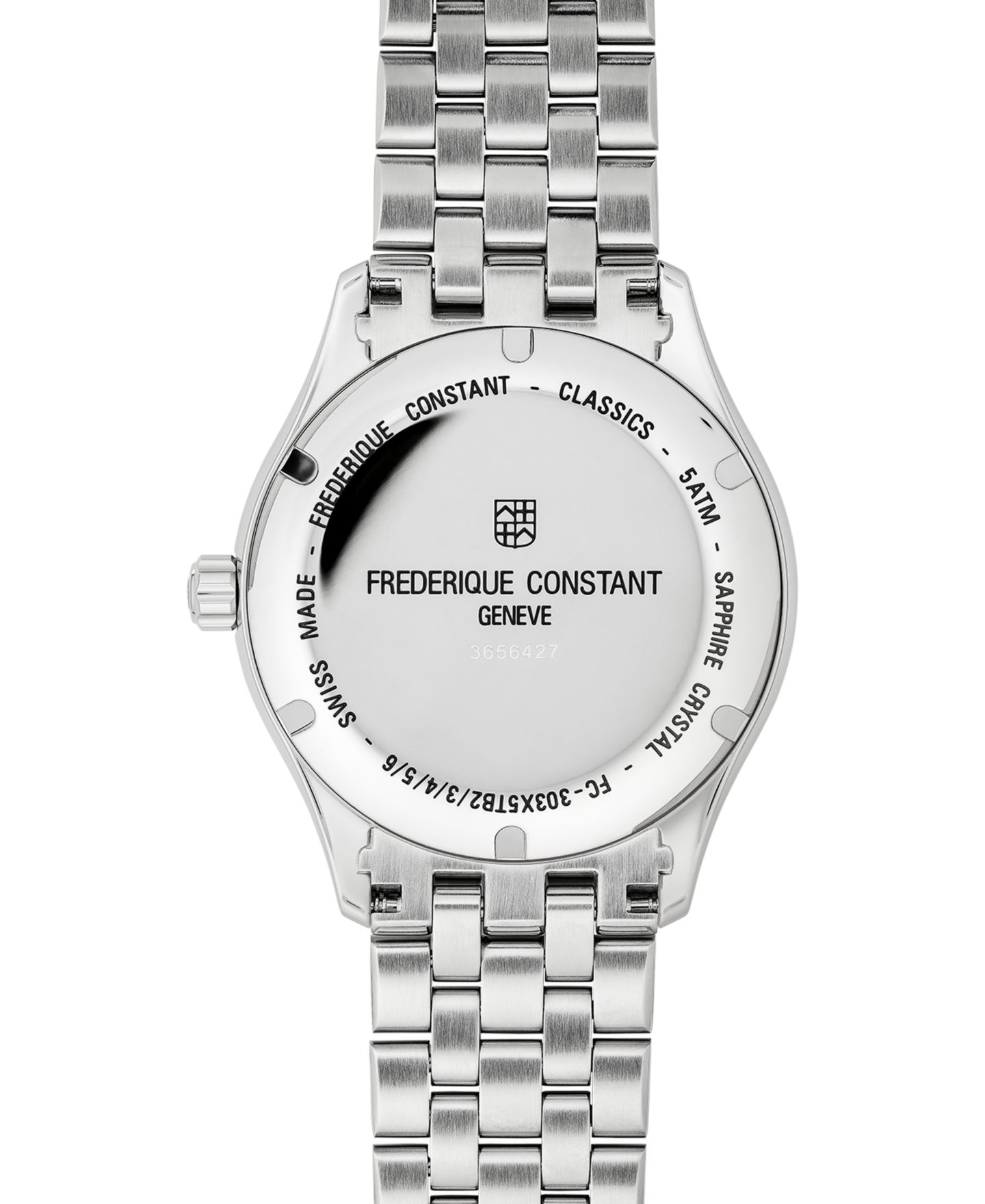 Мужские часы Frederique Constant Swiss Automatic Stainless Steel Bracelet Watch 40mm — фото 6