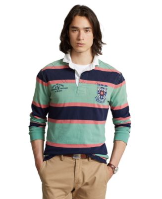 Fremhævet sprede kobber Polo Ralph Lauren Men's Classic Fit Striped Jersey Rugby Shirt - Macy's