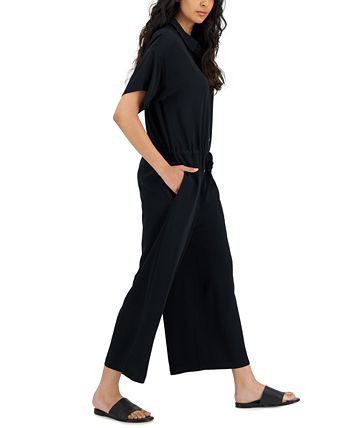 Eileen fisher wide leg jumpsuit hot sale
