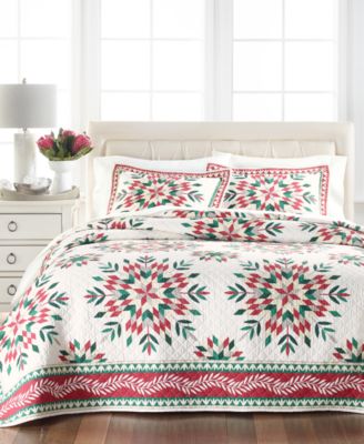 MARTHA STEWART COLLECTION Storybook Holiday Quilt, Created offers For Macy's Full/Queen