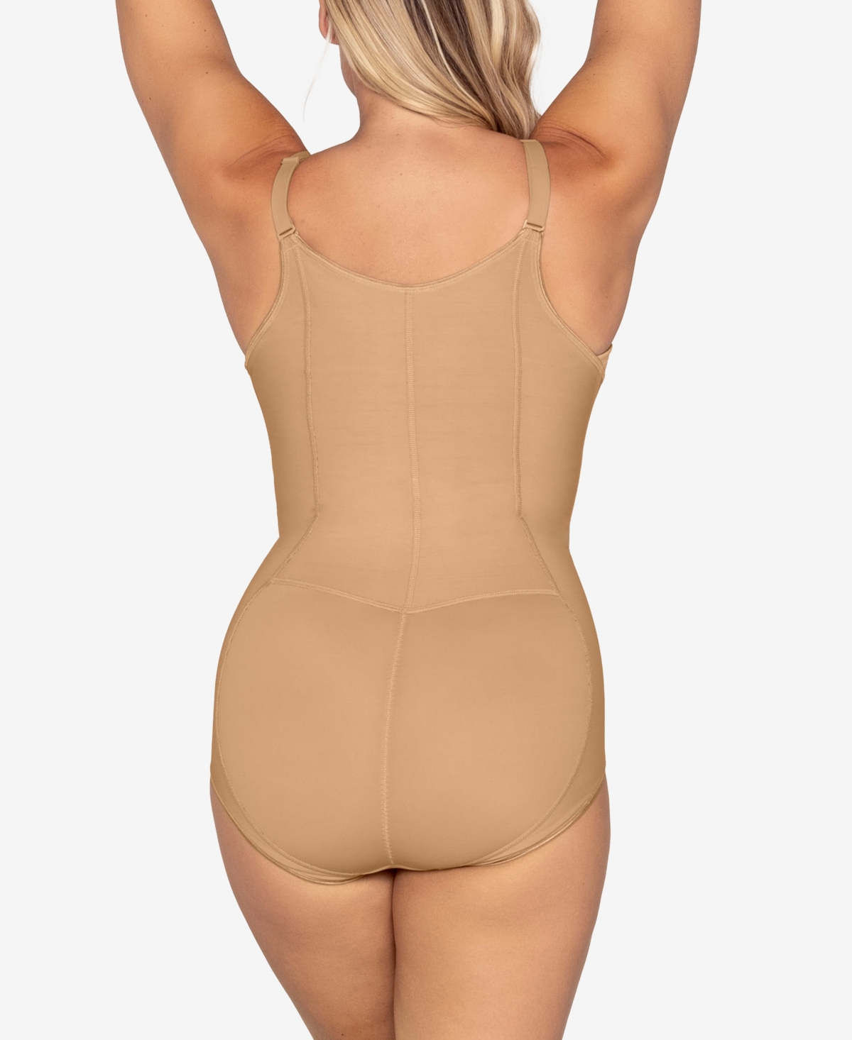 Strapless Low Back Slimming Bodysuit Faja. Smoothing Firm Control