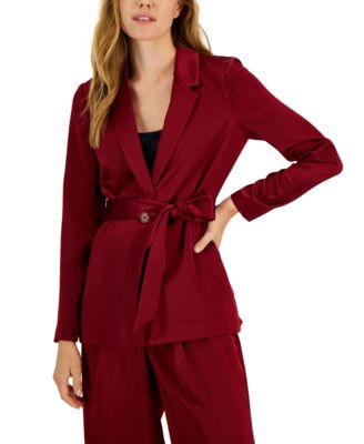 Alfani - Women's Tie-Waist Soft-Form Blazer