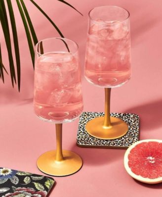 Creatures of Curiosity Stem Wine Glasses Set, 2 Pieces