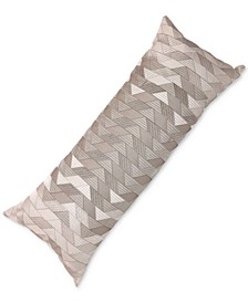 Embroidered Ombre Geo Decorative Pillow, 14" x 36", Created for Macy's