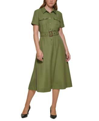 Midi Shirt Dress Dresses for Women 