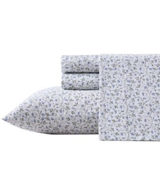 Laura Ashley Bramble Vine Cotton Sateen Sheet Sets Bedding