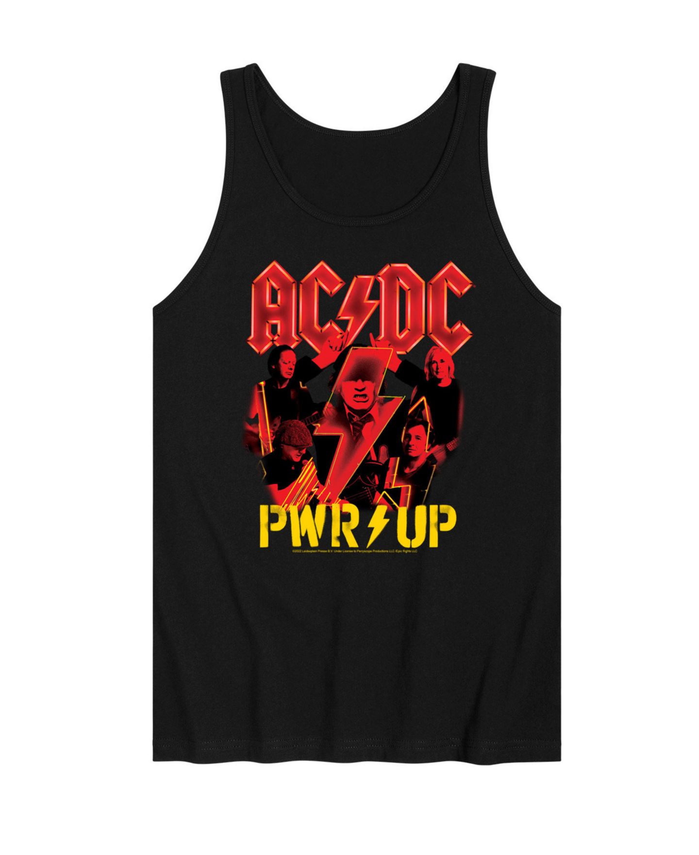 Мужской топ AIRWAVES Acdc Pwr Up, цвет: Чёрный — фото 1