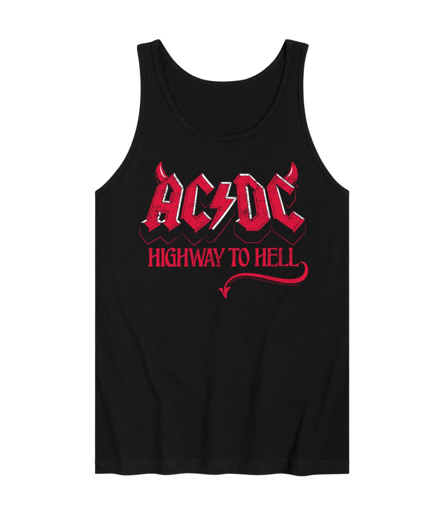 Мужской топ AIRWAVES Acdc Logo, цвет: Чёрный — фото 1