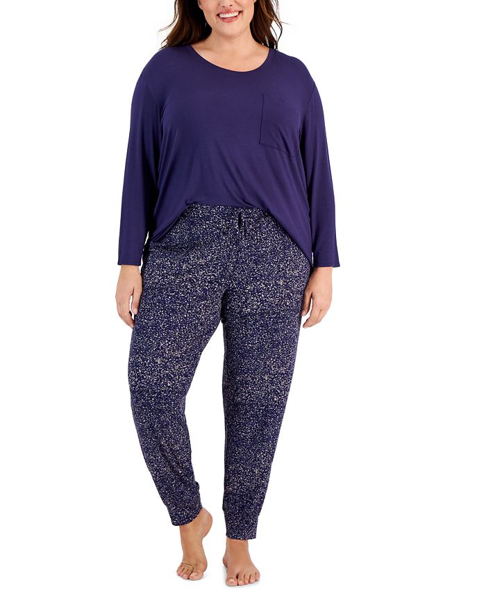 Alfani Women's Jogger Pajama Pants, Created for Macy's - Macy's