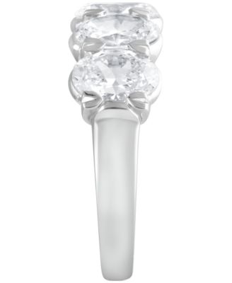 Certified Lab Grown Diamond Oval-Cut Band (3-1/2 ct. t.w.) in 14k Gold
