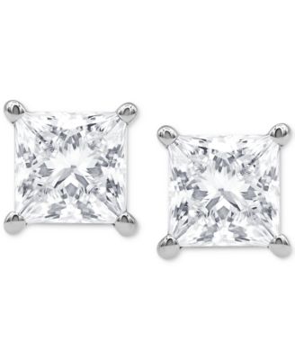Certified Lab Grown Diamond Princess Stud Earrings (3 ct. t.w.) in 14k Gold