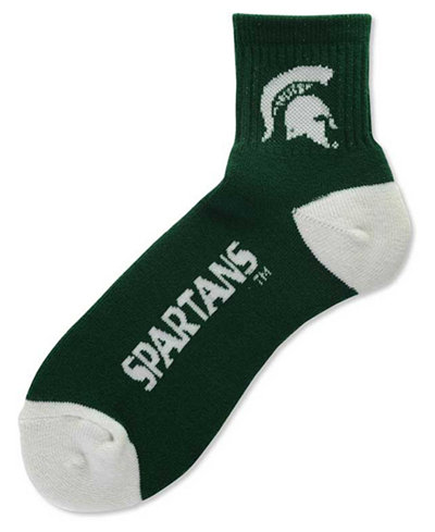 For Bare Feet Michigan State Spartans Ankle Socks