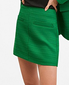 Women's Tweed Miniskirt