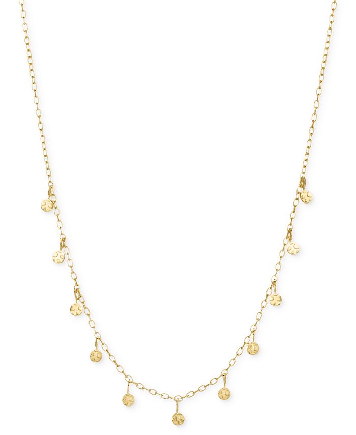 Gold sale dangle choker