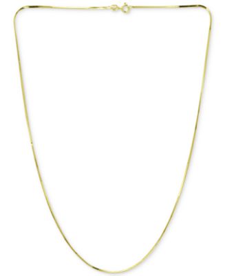 Giani Bernini Snake Chain Necklace in 18k Rose Gold-Plated