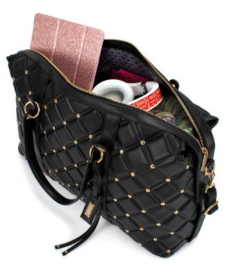 Quilted Travel Tote Weekender Bag