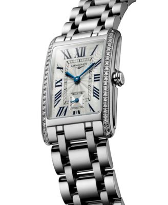Women's Swiss Automatic DolceVita Diamond (1/2 ct. t.w.) Stainless Steel Bracelet Watch 23x37mm