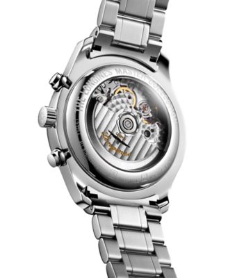 Men's Swiss Automatic Chronograph Master Stainless Steel Bracelet Watch 42mm