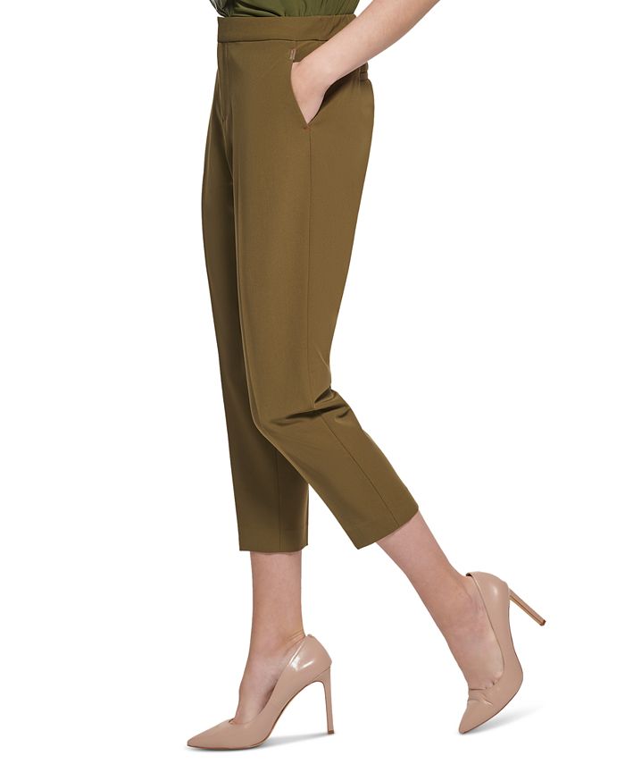 Tommy Hilfiger Women's Sloane Cropped Ankle Pants - Macy's