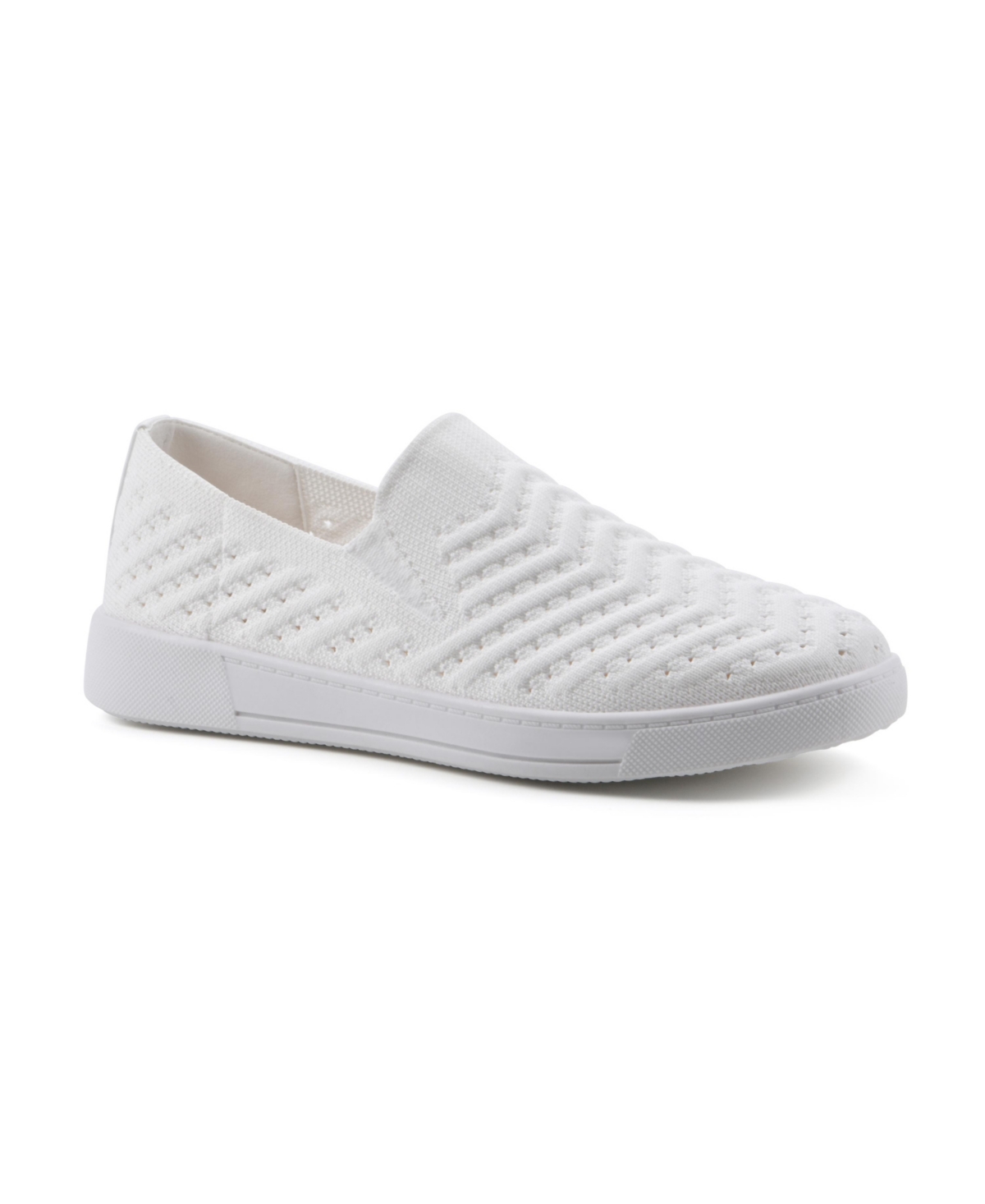 Women's Courage Slip On Sneakers - White, Fabric