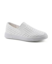Women's white casual 2025 slip on shoes