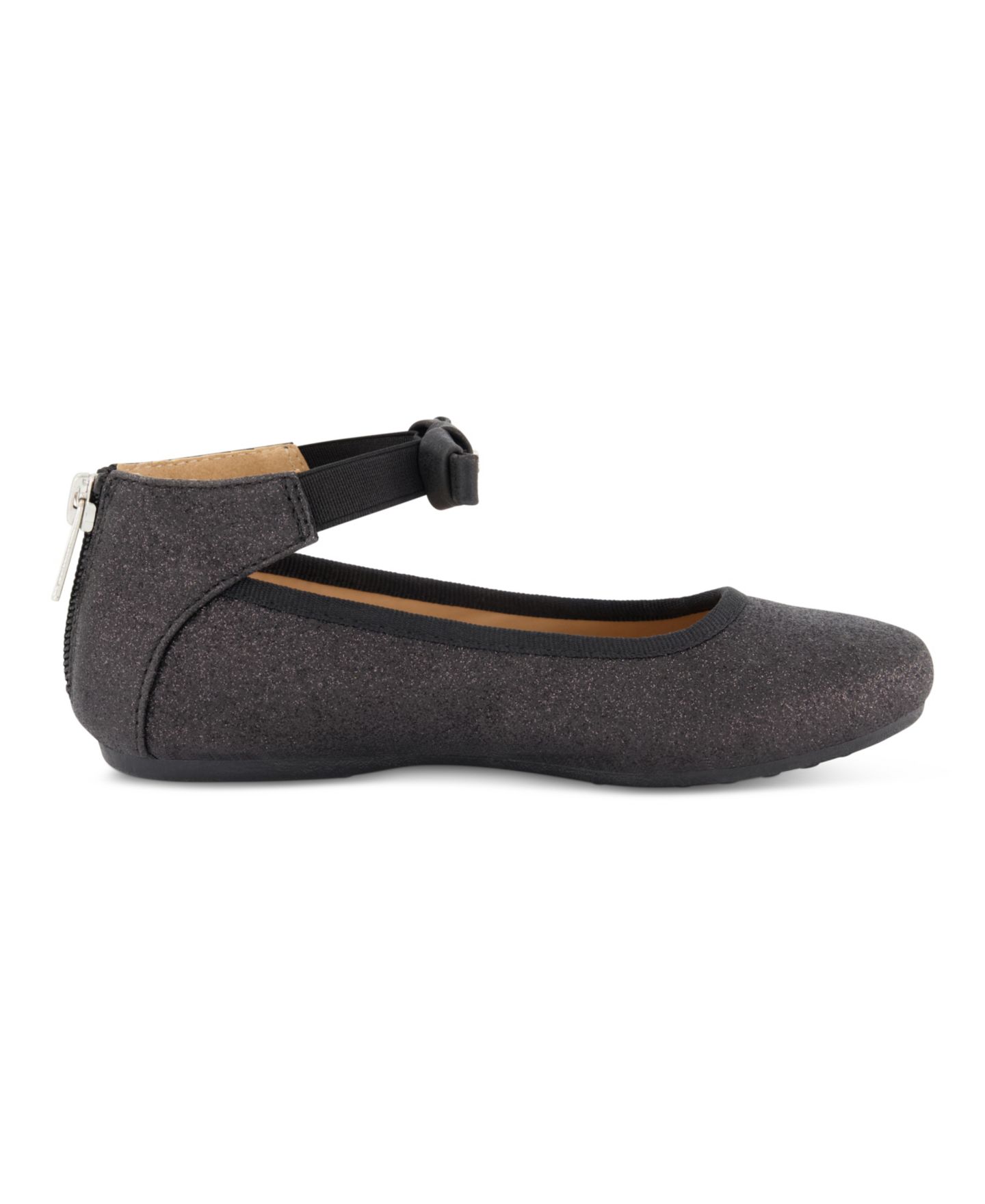 Балетки Kenneth Cole New York Bow Ballet Flats для девочек, цвет: Чёрный — фото 2