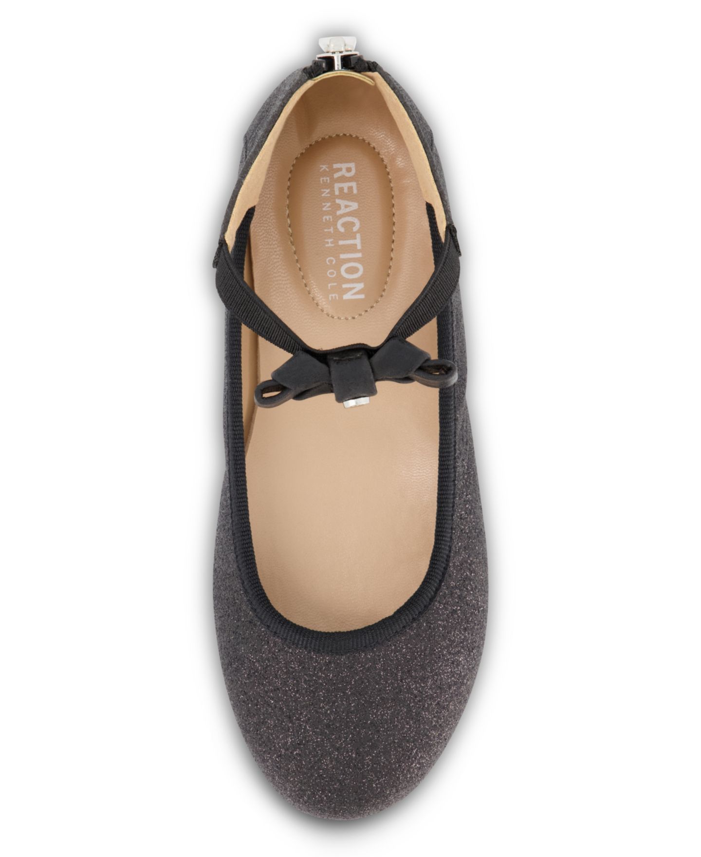 Балетки Kenneth Cole New York Bow Ballet Flats для девочек, цвет: Чёрный — фото 4