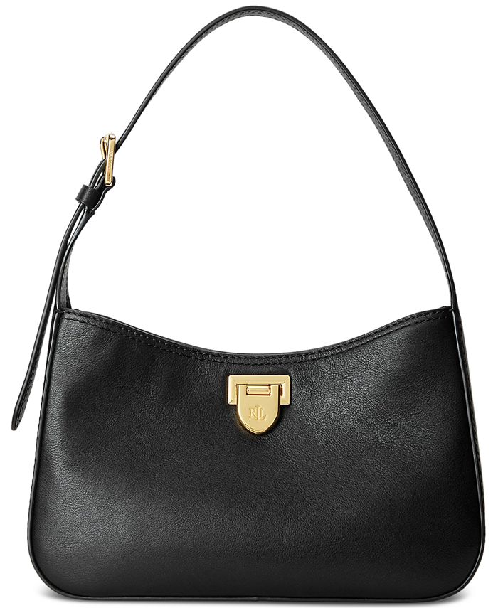 Lauren Ralph Lauren Leather Medium Falynn Shoulder Bag - Macy's